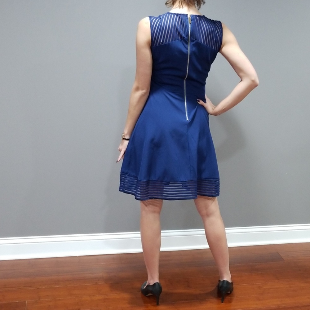 New Blue London cocktail dress - Picture 2 of 4